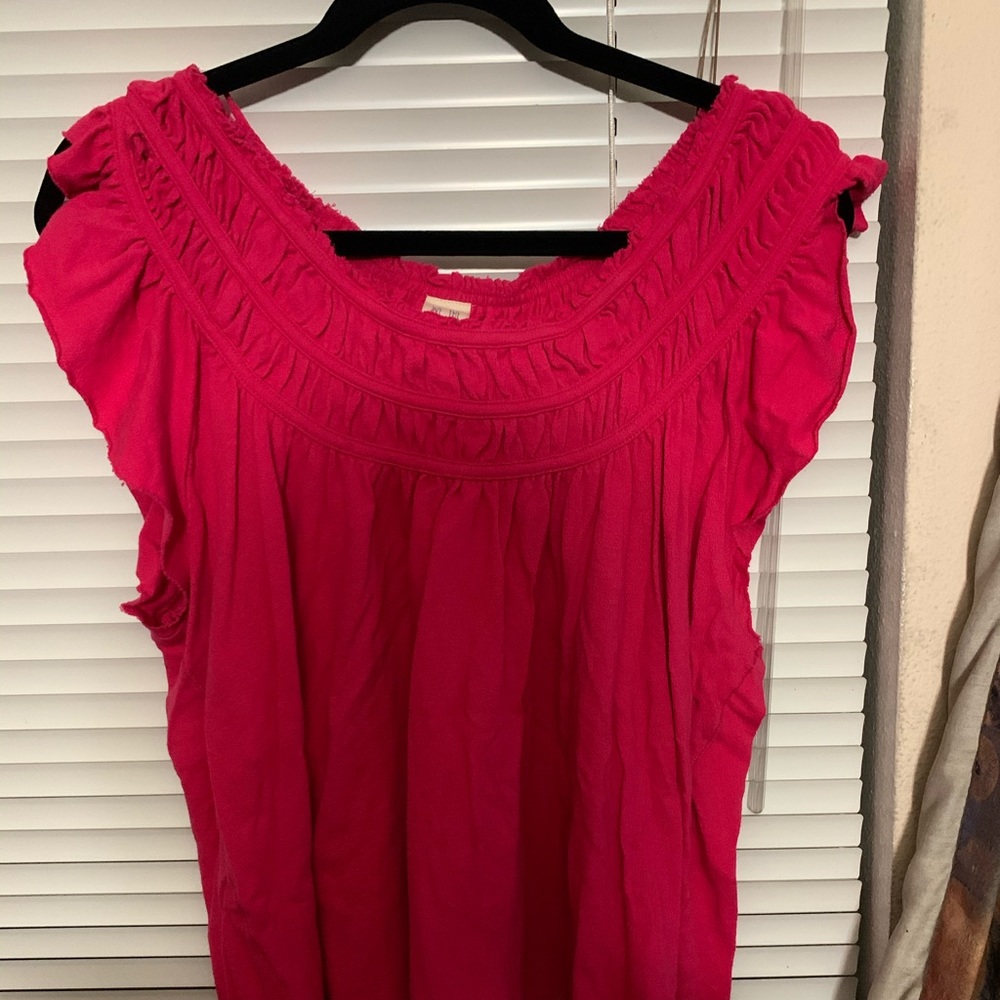 We The Free/Free People Ruffle T-shirt